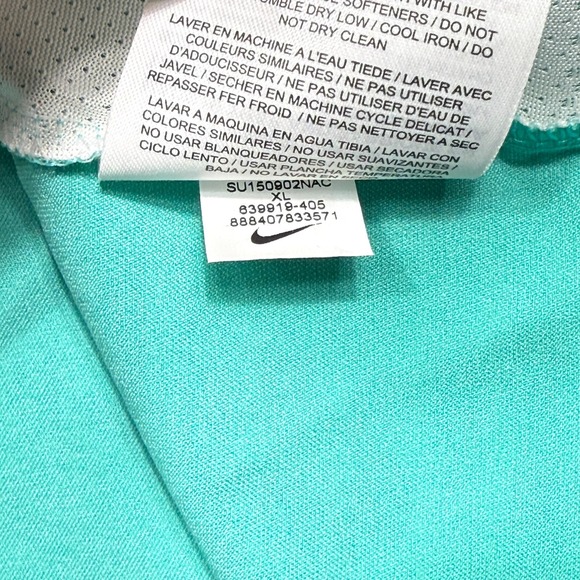 Nike Polo Shirt Mens XL Green Rory McIlroy Major Moment Performance Golf 639919 - Picture 6 of 11